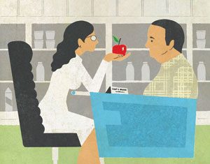 Would grocery shopping with a nutritionist help people eat healthier?