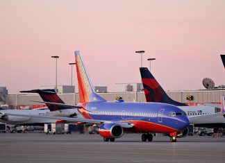 Fly Southwest Airlines three times and your buddy flies free. We did it for under $300.