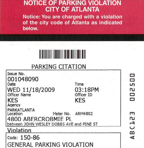 PARKatlanta ticket