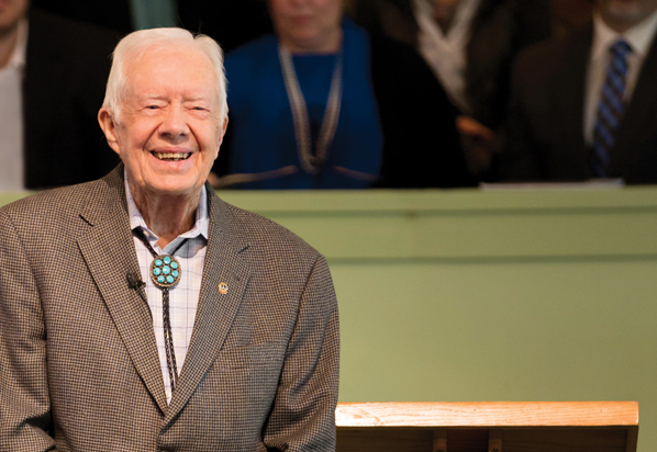 Pilgrimage to Plains: The faithful come from around the world to hear Jimmy Carter preach Jimmy Carter Sunday School Plains Georgia