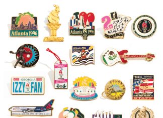 Atlanta History Center’s archive is a treasure trove of Olympics memorabilia 1996 Atlanta Olympic pins