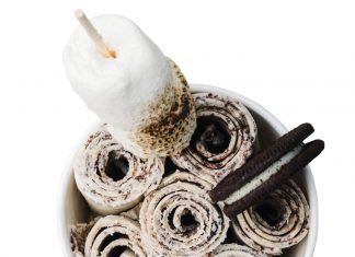 Rolled ice cream