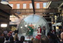 So that’s why Shaq and Ludacris were singing Christmas carols at Ponce City Market Ludacris Shaq Christmas Ponce City Market