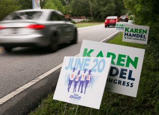 Atlantans: Missing the drama of the 6th District race? Get involved with the mayoral campaign. political yard signs