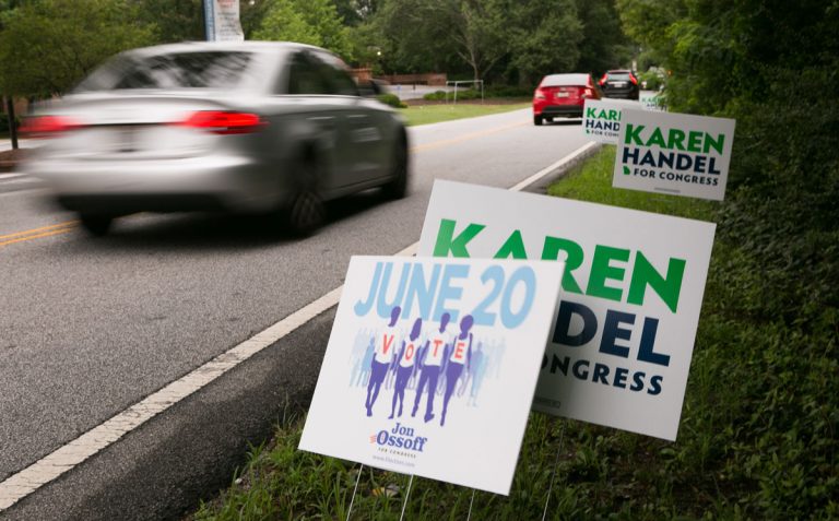 political yard signs