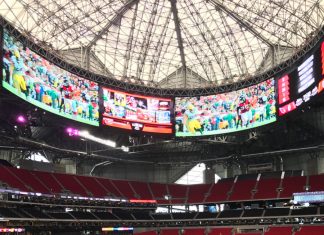Days away from opening, here’s what Mercedes-Benz Stadium looks like now Mercedes-Benz Stadium