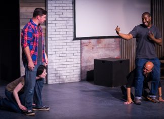 Catch an improv show—or be in one—at Dad’s Garage Dad's Garage