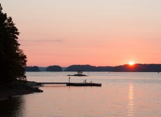 Lake Lanier at sunrise