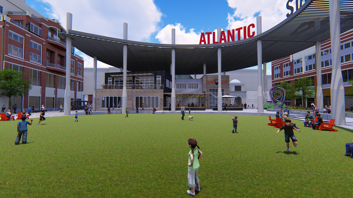 Atlantic Station Central Park Construction