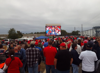 Donald Trump Brian Kemp Rally Macon Georgia Election 2018