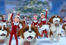 Elf on the Shelf Santa's St. Bernards Save Christmas