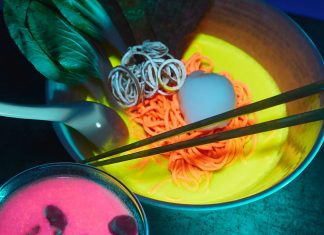 Nakamura.ke Atlanta glow in the dark ramen pop-up
