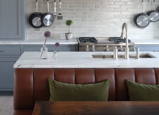 Room Envy: This cozy kitchen moves the refrigerator and small appliances out of view Room Envy