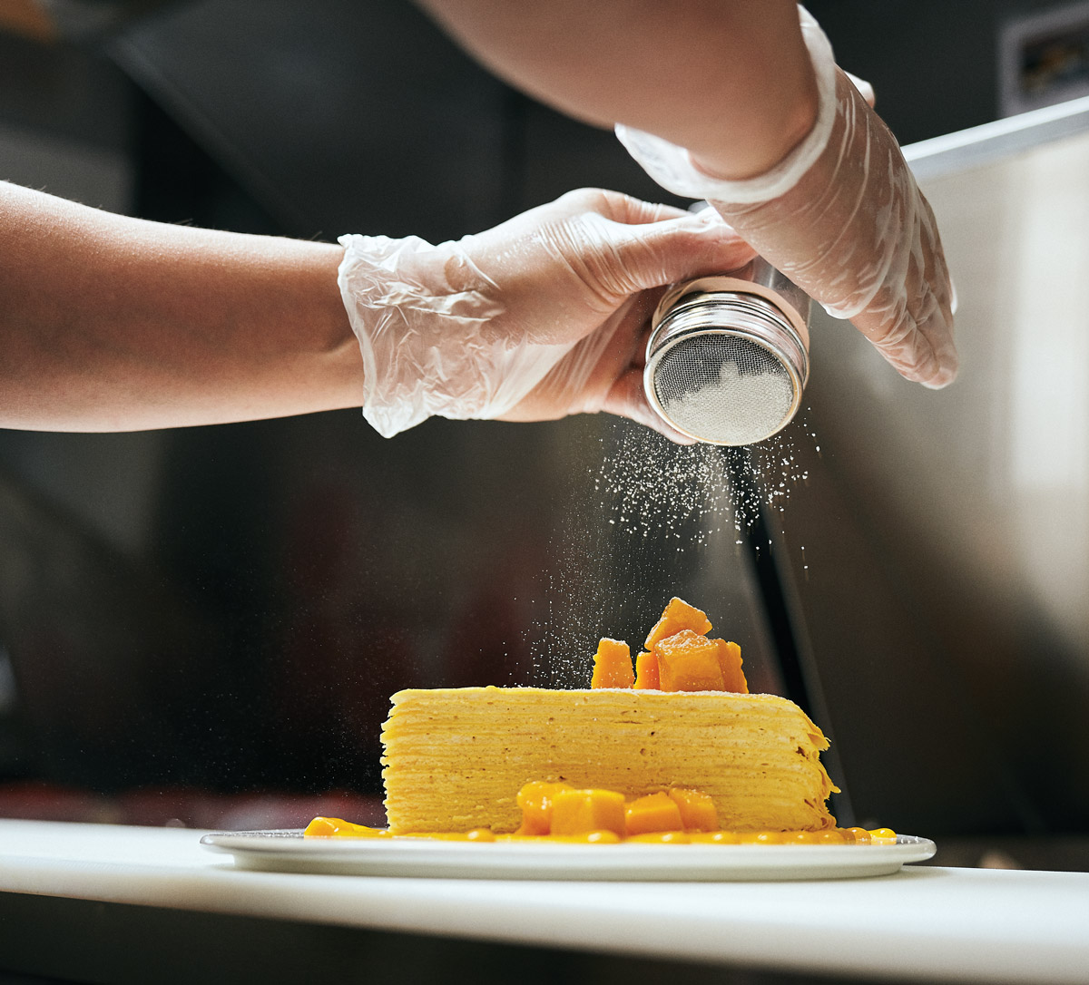 Mille-crepe cake