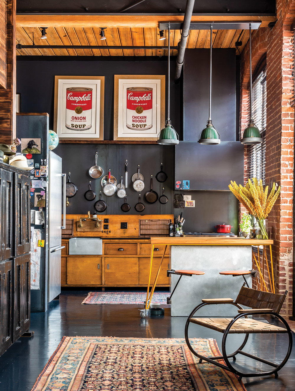 Elizabeth Ingram and Alton Brown's Marietta loft