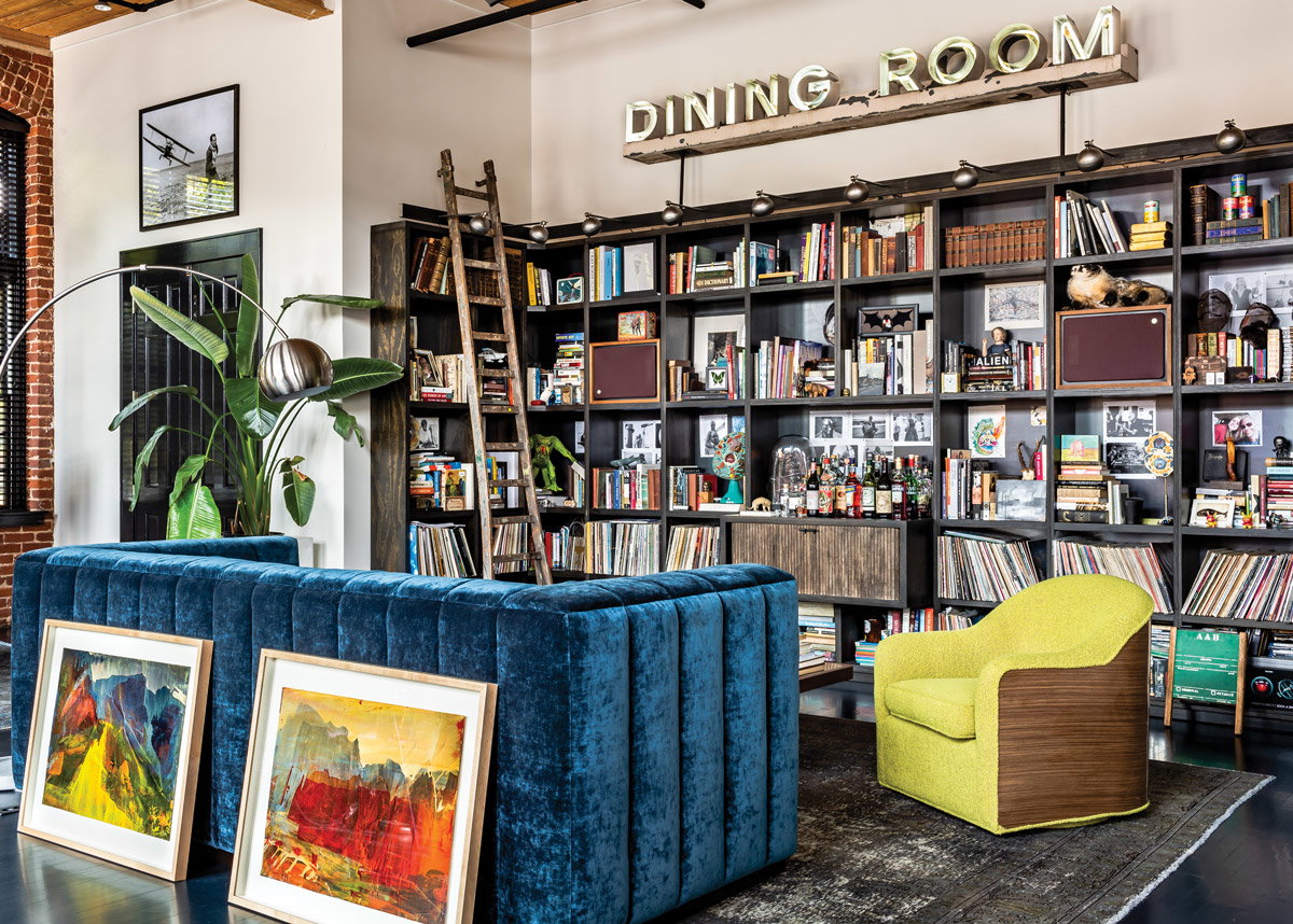 Elizabeth Ingram and Alton Brown's Marietta loft