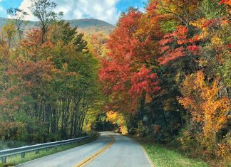 Scenic drives in North Georgia Mountains