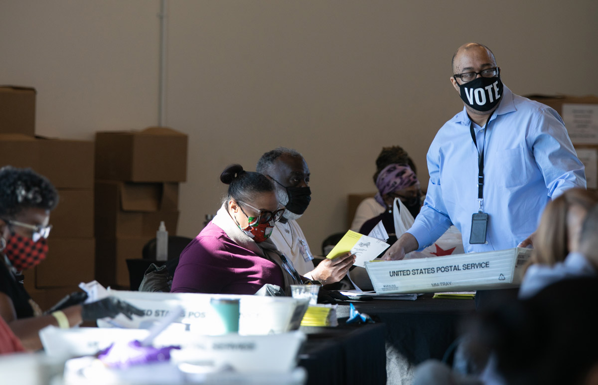 What's going on with Georgia's election tally