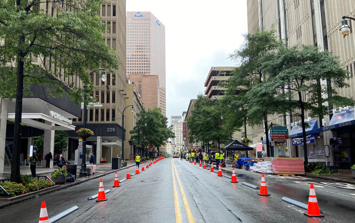 Peachtree Street Shared Street