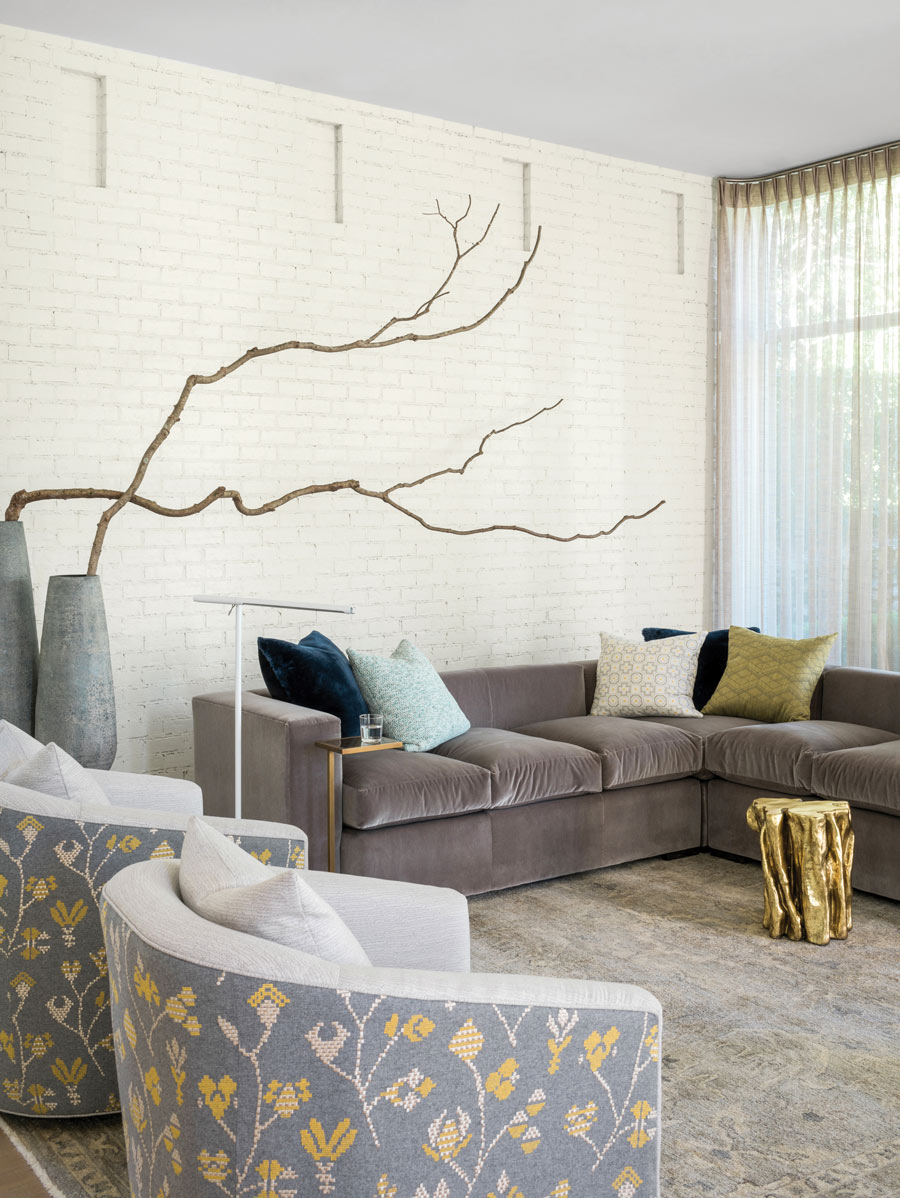 Historic references and a modern sensibility influence this Midtown home in equal measure