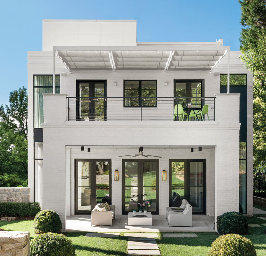 Historic references and a modern sensibility influence this Midtown home in equal measure