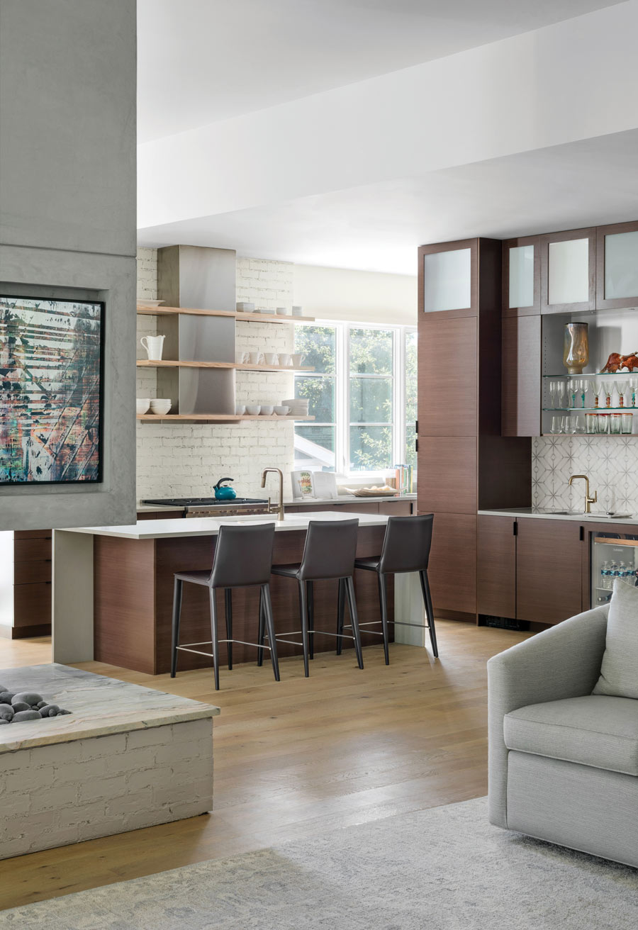 Historic references and a modern sensibility influence this Midtown home in equal measure