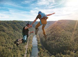 West Virginia’s New River Gorge Bridge is closed to foot traffic except for one memorable day each year