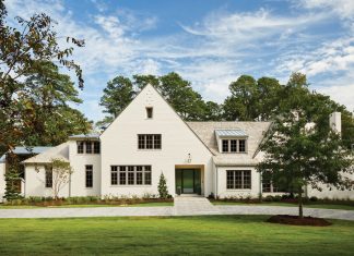 A 1932 English-style house in Brookhaven gets a modern makeover
