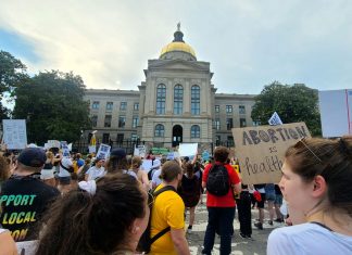Atlantans hit the streets in protest after Roe v. Wade reversal Atlanta Roe Reversal Protest