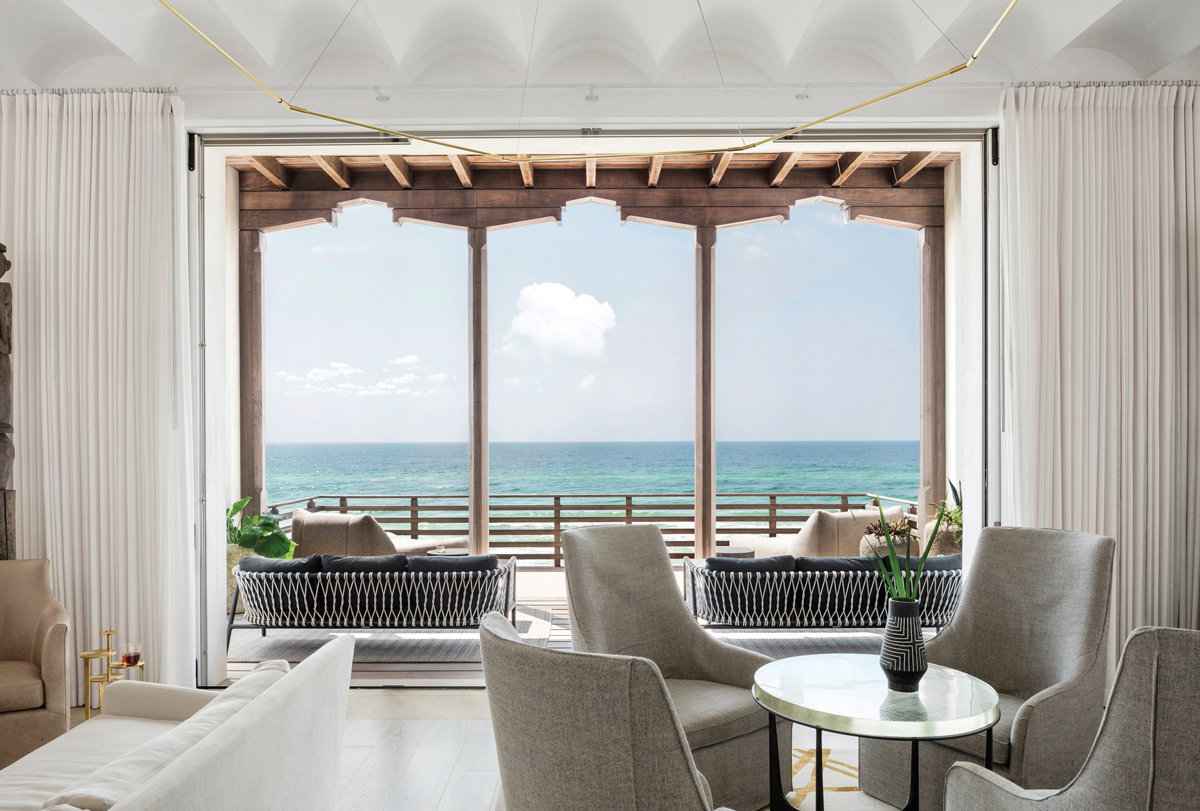 Atlanta Braves star Tom Glavine and his family loved their Alys Beach vacation home so much that they moved to the Panhandle full-time
