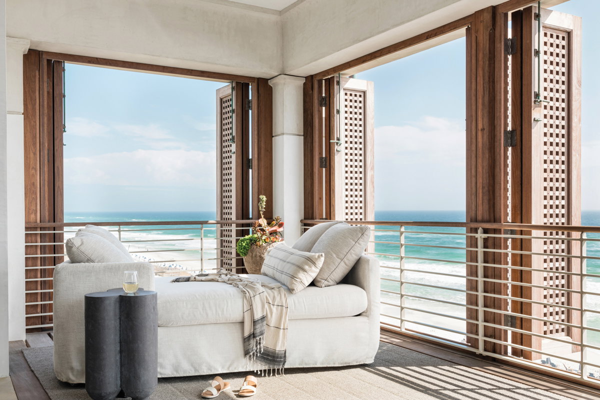 Atlanta Braves star Tom Glavine and his family loved their Alys Beach vacation home so much that they moved to the Panhandle full-time