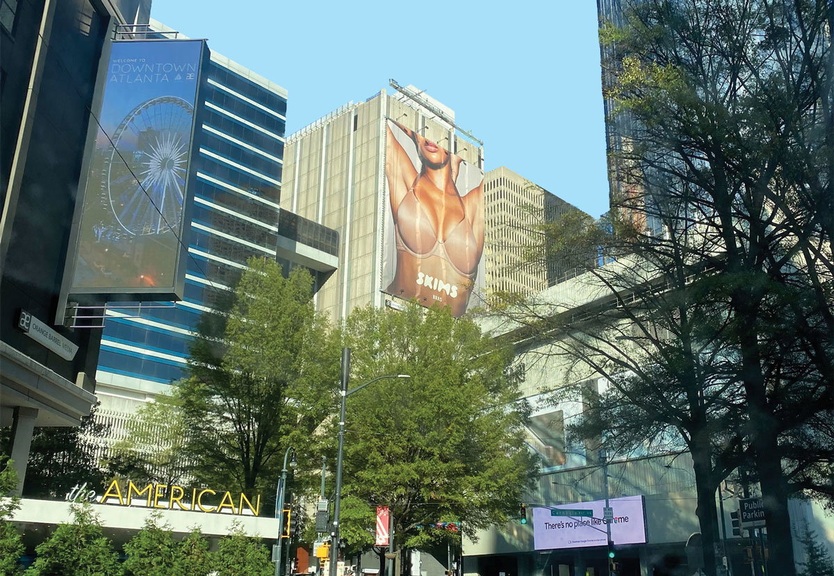 Downtown billboards