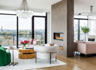 Clever remodeling and swanky interior design unite in this physician’s glam condo