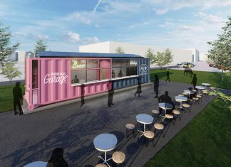 A solar-powered bar comes to the Westside BeltLine just in time for the Lantern Parade