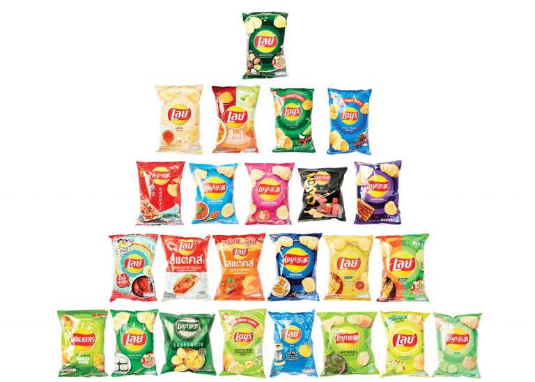 The international potato chip pyramid