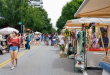 The French Market takes over the streets of Buckhead Village on September 9