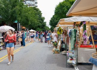 The French Market takes over the streets of Buckhead Village on September 9
