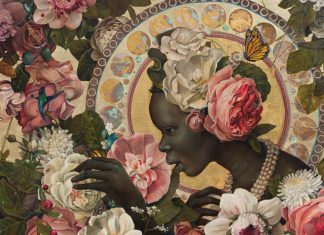 What arts exhibits are currently on display at the Atlanta University Center