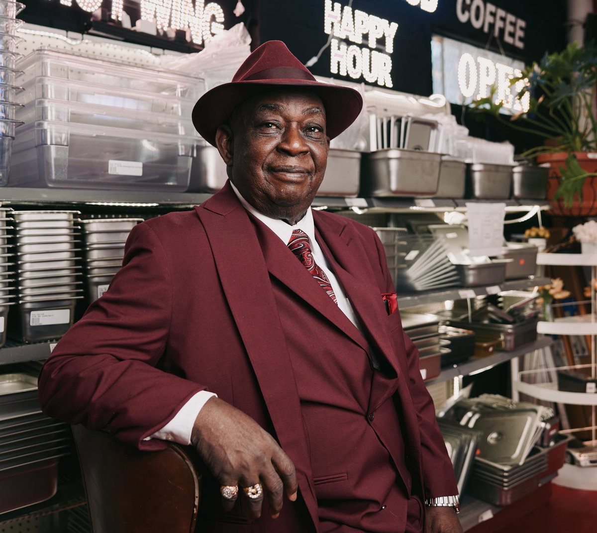 Disco legend James “Mr. V” Virgil now sells kitchen gear to chefs and designers