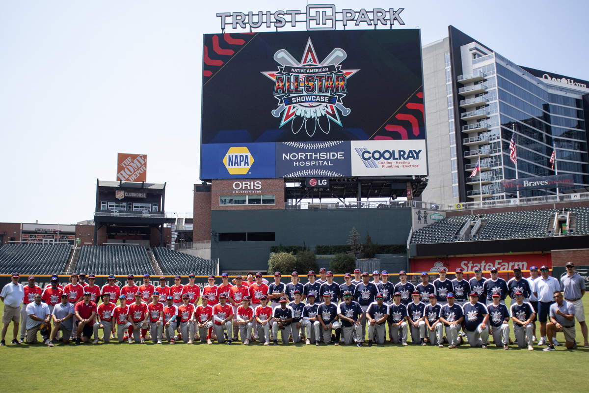 High schoolers play like the pros at the Braves’ Native American All-Star Baseball Showcase