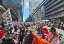 Outside Atlanta’s Biden-Trump debate, a kaleidoscopic cross section of ideologies Outside Atlanta’s Biden-Trump debate, a kaleidoscopic cross section of ideologies