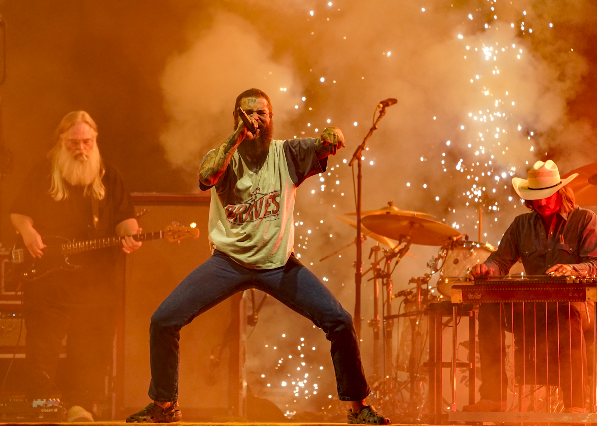 Photos: Post Malone performs at Lakewood Amphitheatre