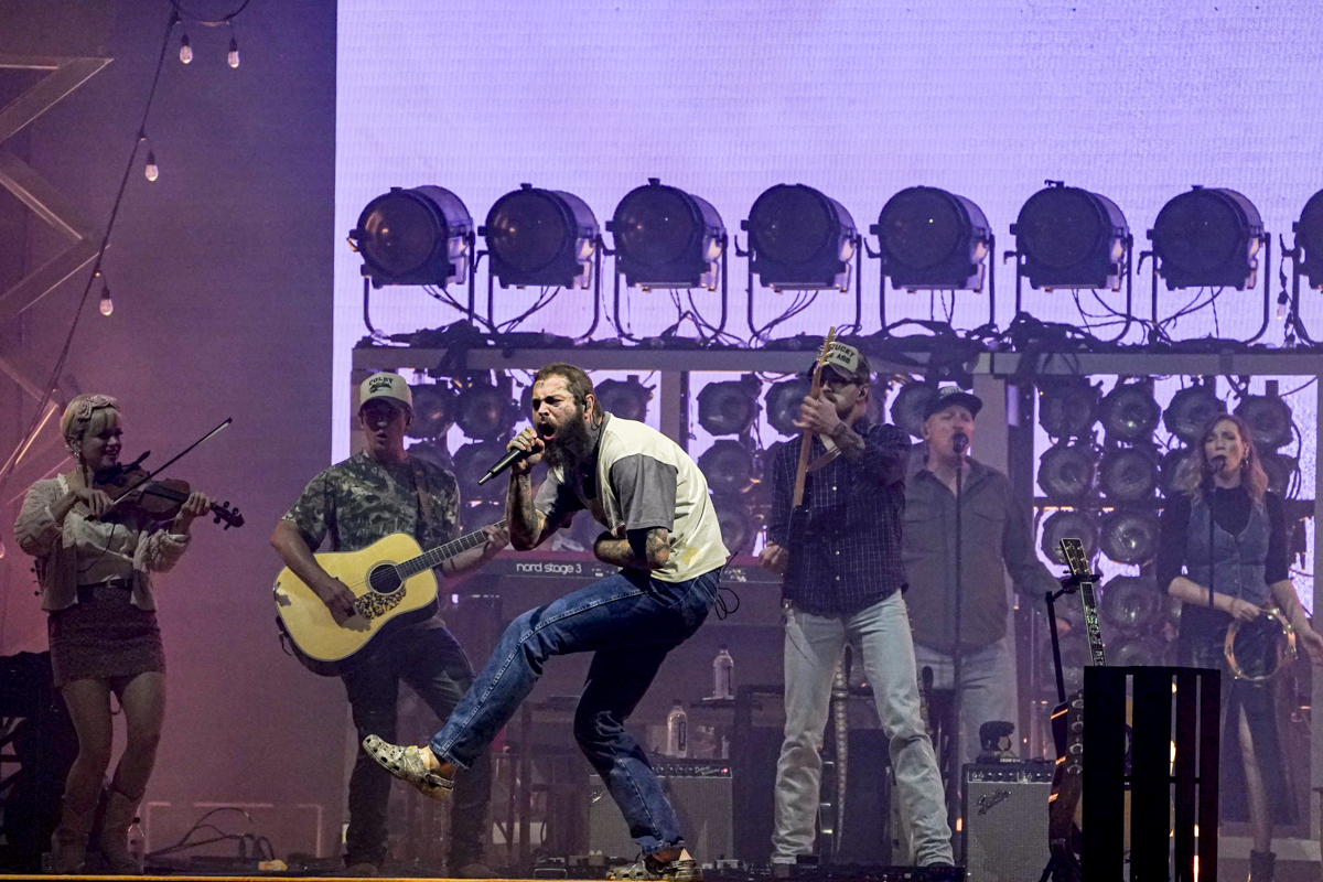 Photos: Post Malone performs at Lakewood Amphitheatre