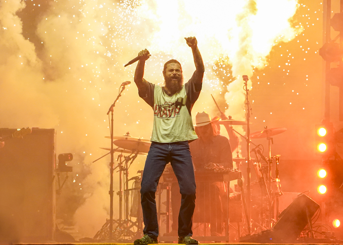 Photos: Post Malone performs at Lakewood Amphitheatre