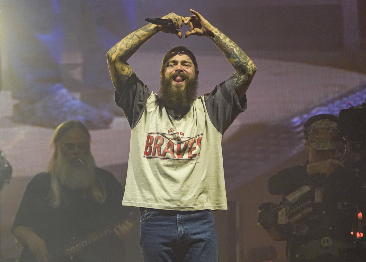 Photos: Post Malone performs at Lakewood Amphitheatre