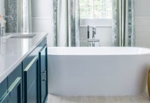 Beth Kooby brings a splash of color and serenity to a Marietta bath