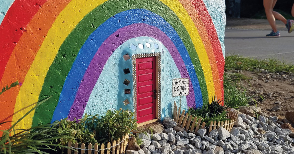 A Tiny Door on the Beltline Eastside Trail