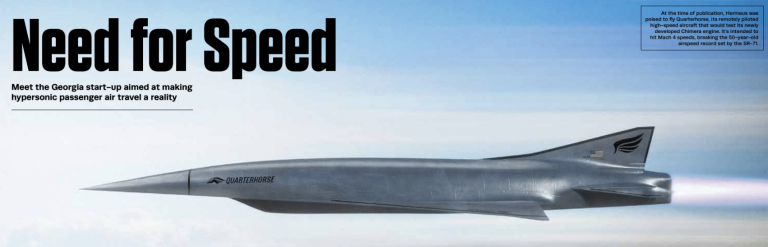 Aerospace and defense technology start-up Hermeus has a need for speed
