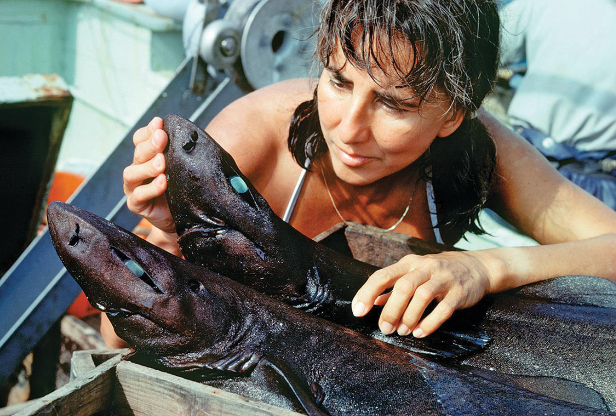 Ichthyologist Eugenie Clark
