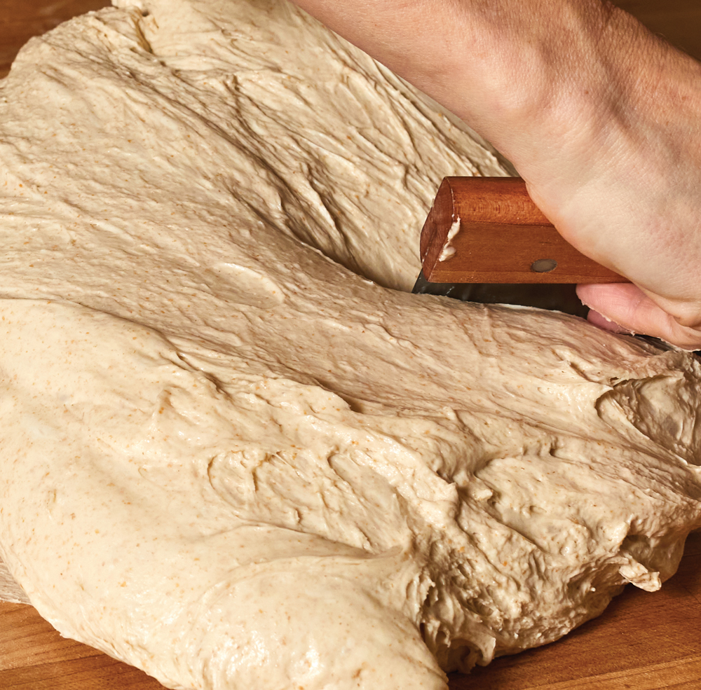 Shaping the dough
